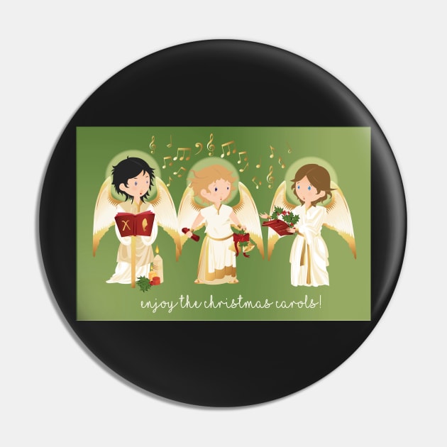 The archangels singing in Christmas Pin by AlMAO2O