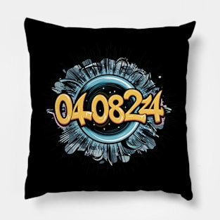 Solar Eclipse, Graffiti Design Pillow