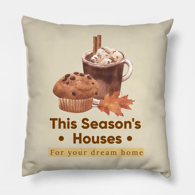 Coffee And Cookies, Christmas Is Coming Pillow by i am Cuta