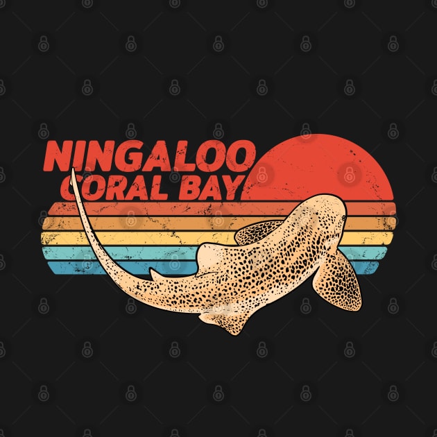 Ningaloo Coral Bay Zebra Shark by NicGrayTees