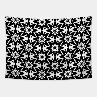 Black and white pattern Tapestry