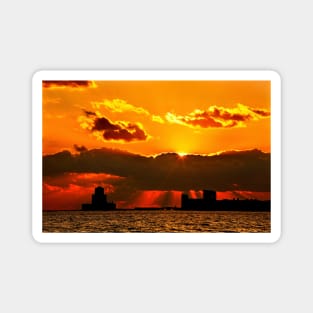 Methoni sunset Magnet