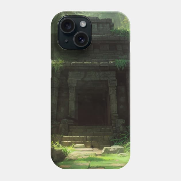 Mesoamerican Jungle - Lost Temple Phone Case by HideTheInsanity