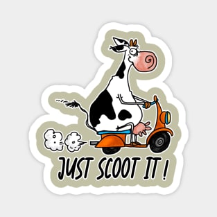 Just Scoot It! Magnet
