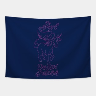 Spirit Unicorn Pegasus Tapestry