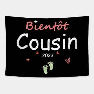 Bientôt Cousin Enfant Annonce 2023 Futur Bébé Tapestry