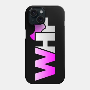 Pink (white) Phone Case