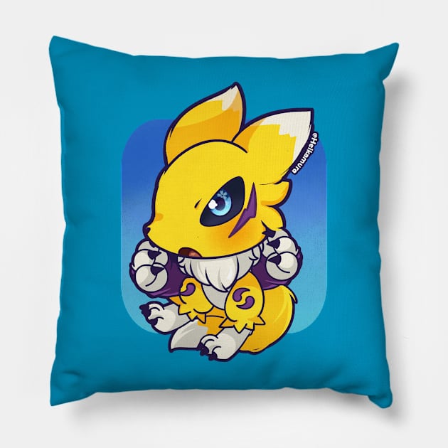 Renamon ( Digimon 03 ) Pillow by Murasade