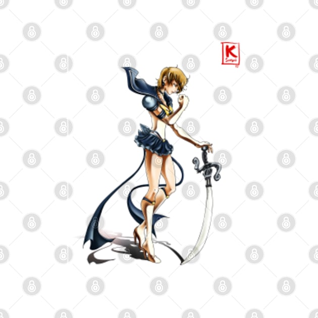 The Lost Artworks - Super sailor Uranus by K Sensei by The K Sensei