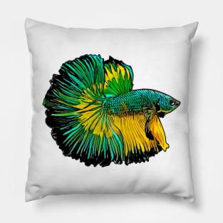 Betta splendens Pillow