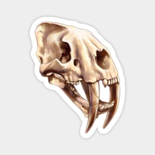 Smilodon Skull Magnet