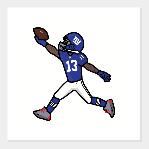 Odell Beckham Jr - The Catch - Nfl - Posters and Art Prints | TeePublic