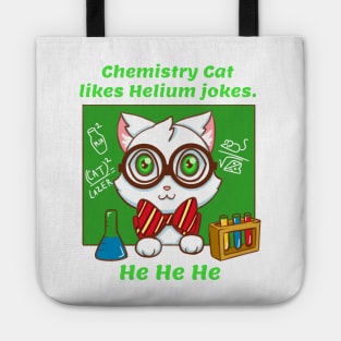 Chemistry Cat Laughs Tote