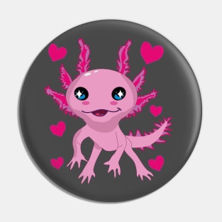 Axolotl Smile Pin