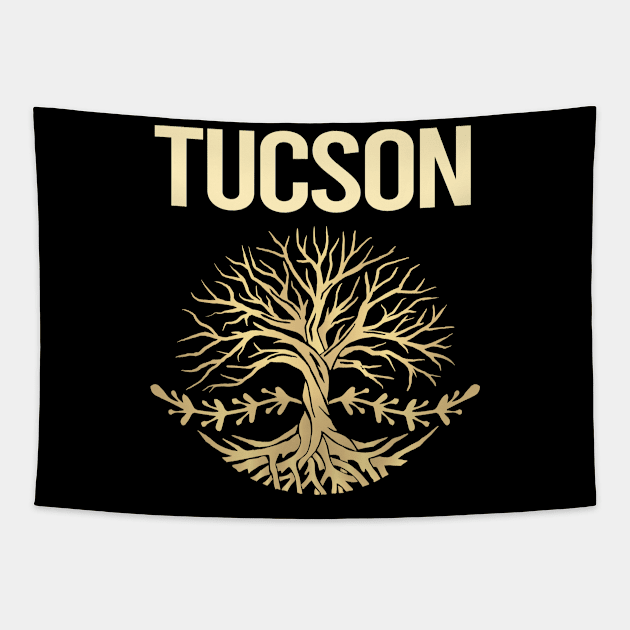 Nature Tree Of Life Tucson Tapestry by flaskoverhand