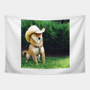 What in Tarnation Dog Tapestry