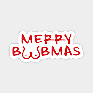 MERRY BOOBMAS Magnet