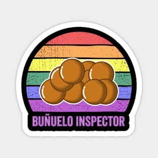 Retro Buñuelo Inspector Magnet