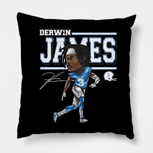 Derwin James Los Angeles C Cartoon Pillow