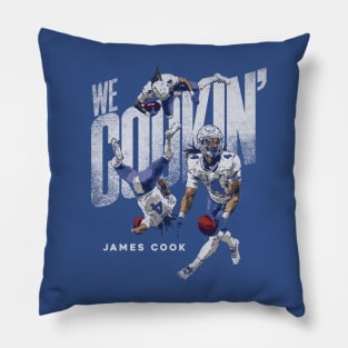 James Cook Buffalo We Cookin' Pillow