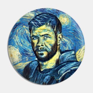 Thor Van Gogh Style Pin