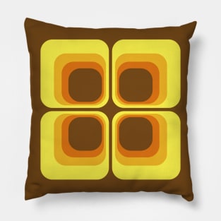 Back to the 70's Groovy Squares Pillow