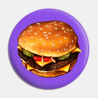 Cheesburger Pin