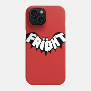 Black & White Fright Bat Phone Case