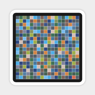 Mosaic Coordinate - Take a Hike Magnet