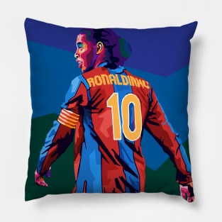 Ronaldinho Wpap Pop Art Pillow