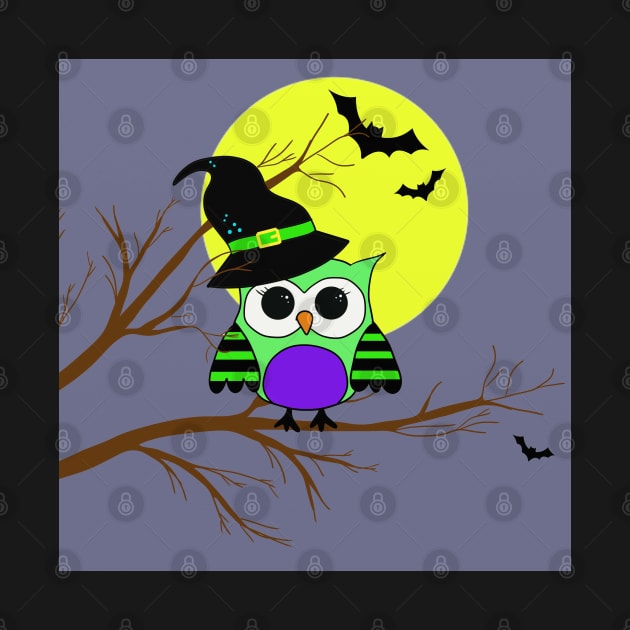 Halloween Owl by GalartCreations
