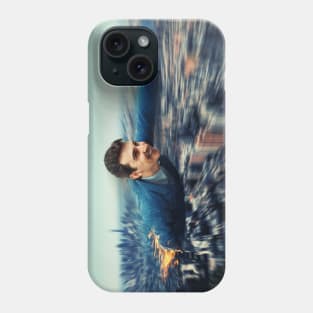 superhero over the city Phone Case