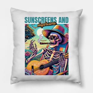 sunscreens and day dreams Pillow