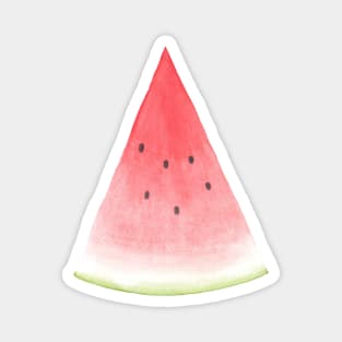 Watermelon Triangle ~ Watercolor Fruit Painting Magnet