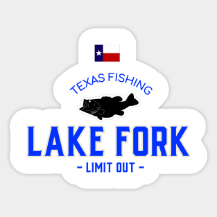 Lake fork fishing logo