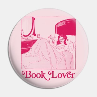 Book Lover - Aesthetic Retro Design Pin