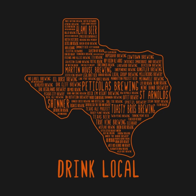 Drink Local Texas Craft Beer by Chris Nixt