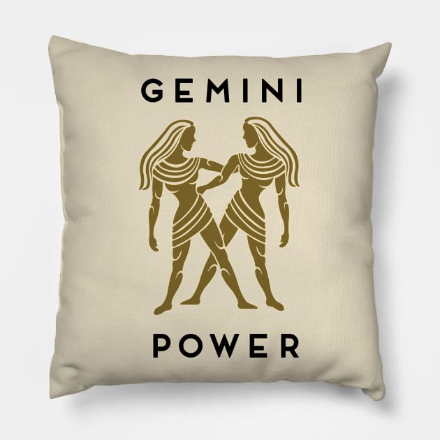 Gemini Power Pillow by DesigningJudy