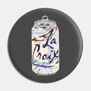 Coconut La Croix Pin