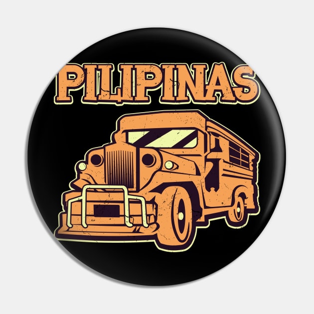 Pilipinas Philippines Gift Filipino Pin by QQdesigns