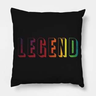 Legend 3D Rainbow Yarn Pillow