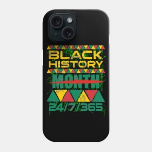 black history month 24/7/365 Phone Case