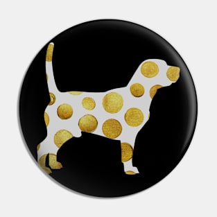 dog pattern Pin