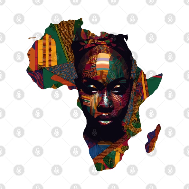 African Map Face by Graceful Designs