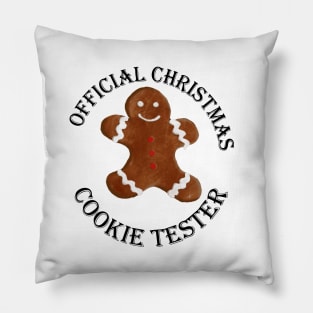 official christmas cookie tester Pillow