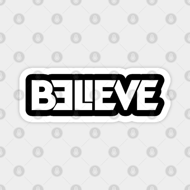 Believe Alternative Logo Magnet by Believe Podcast