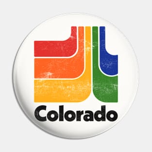 Colorado  // Original Minimalist Style Retro Graphic Design Pin