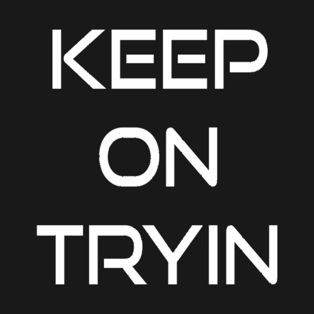 Keep trying. Motivational gym workout by Motivation King