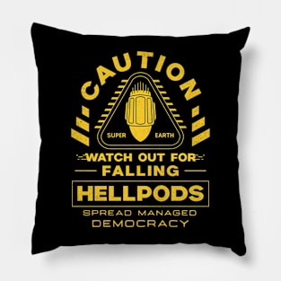 Hellpods Caution Pillow