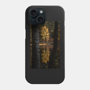 'Autumn Magic 2', Loch Dunmore, Pitlochry Phone Case